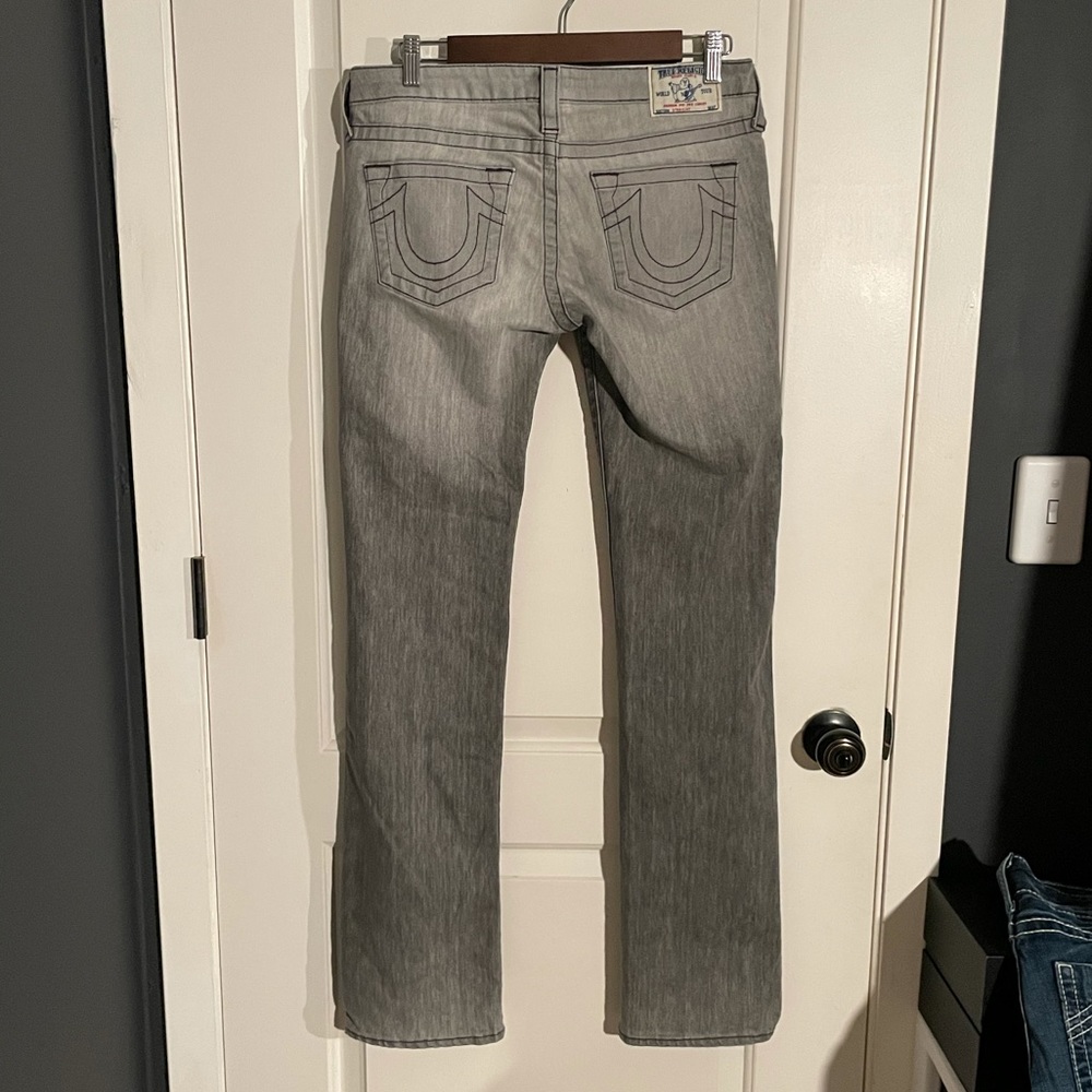 True Religion Y2K Black Straight Jeans 29 x 33 NWOT